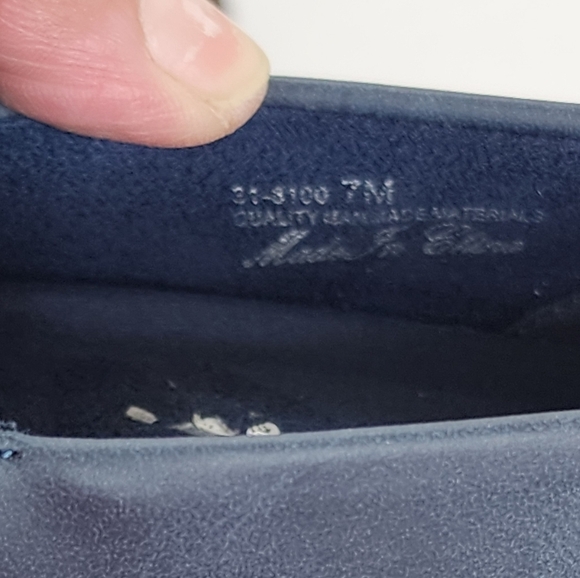 Easy Street Dark Blue Women's Flats - Picture 6 of 6